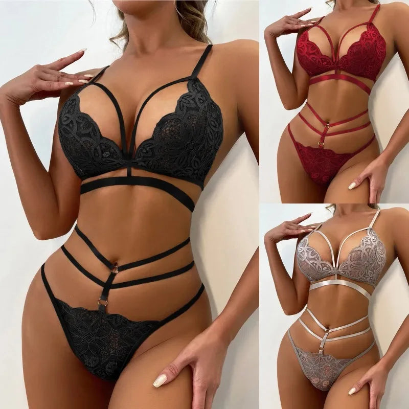 Sexy Lace Lingerie Wire Free Sexy